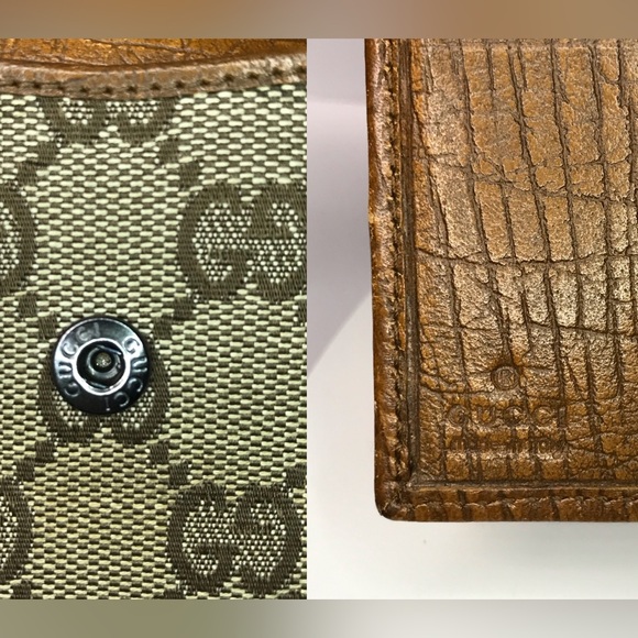 GUCCI Bamboo Canvas/Leather Bifold Wallet ππ₯ - Picture 13 of 17